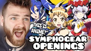 First Time Reacting to quotSYMPHOGEAR Openings 17quot  New Anime Fan  FIRST TIME REACTION [upl. by Lienad]