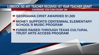 LISD teacher one of six awarded at First Year Teacher Grants [upl. by Edette64]