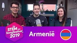 Eurovision 2019 Armenia – Reaction video in Dutch  Songfestivalbe [upl. by Norford370]