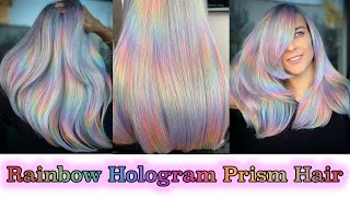 RAINBOW HOLOGRAM PRISM HAIR [upl. by Reinal]