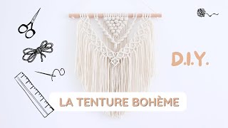 Je réalise une SUSPENSION BOHÈME en MACRAMÉ et je vous explique tout [upl. by Ainek]