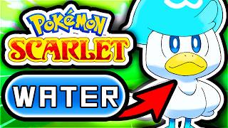 Can You Beat Pokémon Scarlet Using ONLY WATER TYPES [upl. by Ettegdirb]