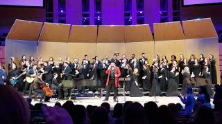 Liberty University Chorale Performance 2018 Surprise Ending quotFrom Now Onquot The Greatest Showman [upl. by Ydennek]