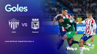 Junior vs Nacional goles  Liga BetPlay Dimayor 2023 2  Fecha 12 [upl. by Talya]