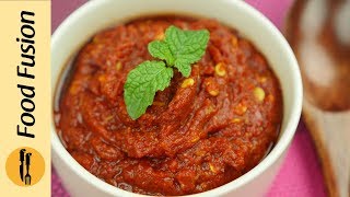 Kashmiri lal Mirch Ki Chutney Recipe By Food Fusion [upl. by Eirelav615]