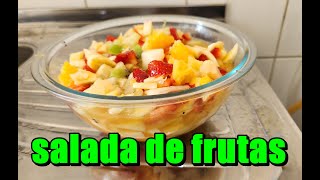 como fazer salada de frutas  7 opções de frutas para ano novo [upl. by Goode]