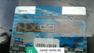 Para que sirve o porque tiene este sticker o estampa que dice registro público vehicular mi auto [upl. by Wynny560]