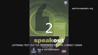 Speak Out Pre Intermediate Unit 7 Audio 1 Fill in the gaps [upl. by Gish]