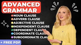 Advanced English Grammar Clauses [upl. by Ainer]