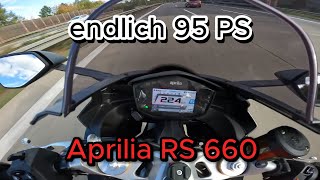 95 PS   Aprilia RS 660 [upl. by Adigirb]