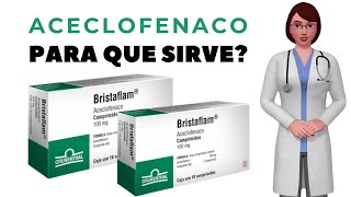 aceclofenaco para que sirve cuando y cómo tomar aceclofenaco 100 mg [upl. by Lester]