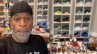 quotStak Lockerquot Former NBA Star Stephen Jacksons Sneaker Closet Episode Of IGTV Cribs 👟 [upl. by Kcirdnekel]