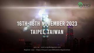 WRG2023 Taipei  welcome all international robotic team to join us [upl. by Heddie]