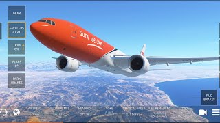 Boeing 777F TNT  KLAX  KSBA  Infinite Flight [upl. by Tufts]