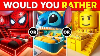 Would You Rather Build Your Dream House 🏠🌈💞 Hardest Choices Moca Quiz [upl. by Ariuqahs]