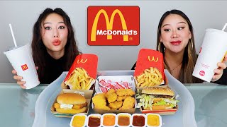 MCDONALDS MUKBANG 🍔  BIG MAC FILET O FISH CHICKEN NUGGETS [upl. by Bud]