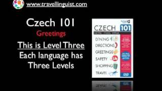 Czech 101  Greetings  Level Three [upl. by Siwel]