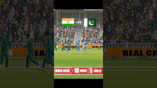 10 runs in 5 balls India Needs against Pakistan  Real Cricket 24 [upl. by Nolos]