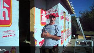 How To Install House Wrap Typar [upl. by Ajin]