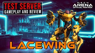 Lacewing  Test Server Mech Review  Mech Arena [upl. by Ayekel394]