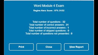 Word Module 4 Exam  CMIS1101  Business Productivity Software 20232024 Winter Term 1232 O04 [upl. by Simmie73]