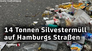 Glasscherben und Böllermüll Stadtreinigung nach Silvester im Großeinsatz [upl. by Eiramadnil]