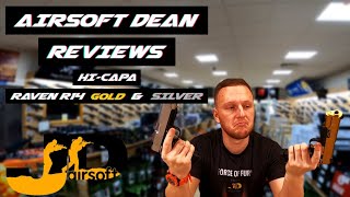 RAVEN GOLD amp SILVER R14 HI CAPA REVIEW  AIRSOFT DEAN  JD AIRSOFT [upl. by Yand]