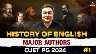 CUET PG 2024  History of English Major Authors Part 1 By Ashish Sir [upl. by Mochun863]