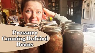 Kitchen Adventures Pressure Canning Refried Beans Recipe amp Guide 🍽️ [upl. by Elyrehc]