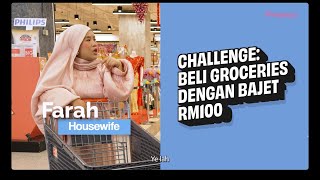 Challenge Beli Groceries  Bajet RM100 [upl. by Abdel]