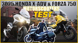 Testmotor  2025 Honda XADV amp Forza 750 Motorscooters  Review [upl. by Dyal]