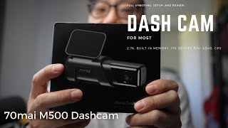 70mai M500 DashCam Unboxing Setup and First Impressions Review [upl. by Ilysa]