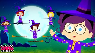 Five Wicked Witches  Witches Song For Kids  Halloween Songs For Children  Spooky Song [upl. by Timmi386]