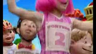 YouTube  LazyTown  Bing Bang Slow Down German [upl. by Nairbo]