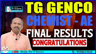 TG GENCO 1 1 CHEMIST AND AE SELECTION LIST CONGRATULATIONS [upl. by Einolem]