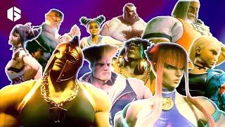 Street Fighter 6 Walkout PreVersus Screen  All Characters So Far [upl. by Itoyj]