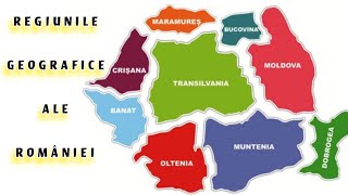 REGIUNILE GEOGRAFICE ALE ROMÂNIEI [upl. by Frayne]