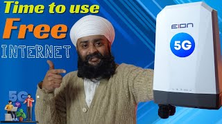 5G आगया  आगया  आगया  Eion 5G ODU Multi Sim FWA 5G WIFI Router Speed Testing Airtel 5G and Jio 5G [upl. by Eedrahs991]