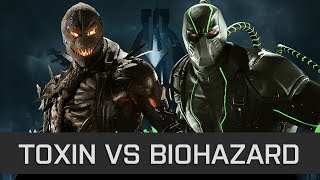 Injustice 2  High Level FT10  Beyond Toxin ScarecrowSGirl vs Biohazard BaneManta [upl. by Abdul885]