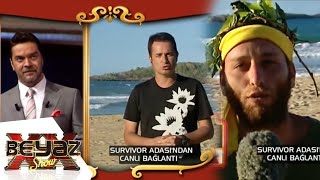 Beyaz Survivor Adasına Canlı Yayın ile Bağlandı  Taner Tolga Tarlacı Bum Be  Beyaz Show [upl. by Alfonso]