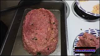 Crab broil stuffed meatloaf  The first ever fyp recipe meatloaf creations viral [upl. by Yaron]