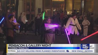 Pensacon invades Gallery Night downtown [upl. by Hudis]