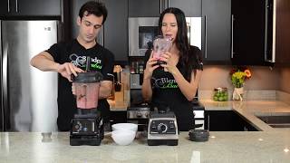 Vitamix Container BlendOff 64 oz vs 32 oz Making Ice Cream [upl. by Milissa]