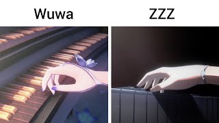 ZZZ vs Wuwa Piano Animation 😭 [upl. by Dnob780]