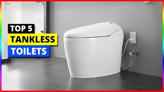 Top 5 Best Tankless toilets in 2024 [upl. by Brande]