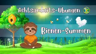 AchtsamkeitsÜbung I 🐝 BIENENSUMMEN 🐝 I Für KinderyogaLektionen I KIDS YOGA Inspirations [upl. by Anaujnas]