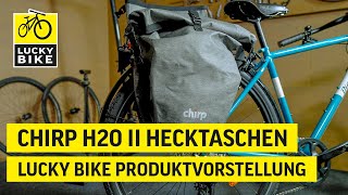 CHIRP H2O II HECKTASCHEN  robustes GepäckträgertaschenSet von Chirp BikeParts [upl. by Shwalb]