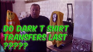 Do Dark T Shirt Transfers Last And Our T Shirt Printing Biz Workspace Update [upl. by Firooc]