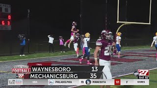 Mechanicsburg stays undefeated with Week 8 win over Waynesboro [upl. by Peti171]