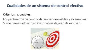 Cualidades de un sistema de control efectivo [upl. by Alveta]